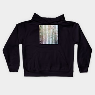 Birchwood rustic abstract Kids Hoodie